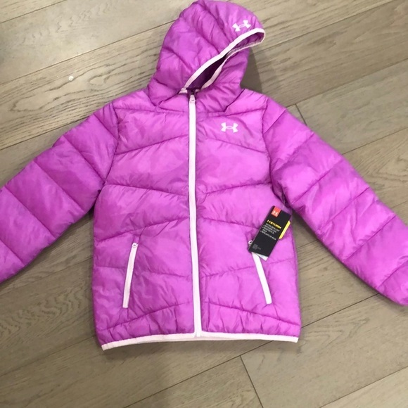 NWT Under Armour Storm Pink/Purple Jacket Size M - Picture 1 of 6